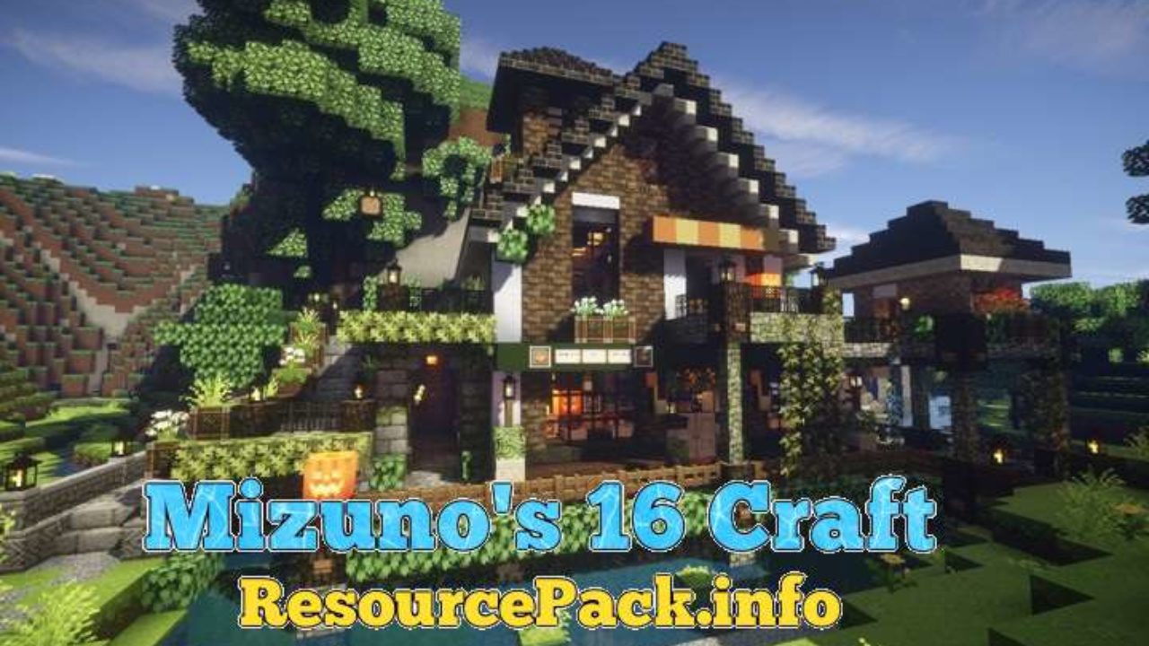Mizuno's 16 Craft Resource Pack for 1.16.4/1.15.2/1.14.4/1.13.2/1.12.2