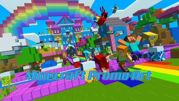Minecraft Promo Art Resource Pack For 1 16 3 1 15 2 1 14 4 1 13 2 1 12 2