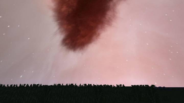 Dust and Gas Disc Nebula Solar System CUSTOM SKY 1.11.2