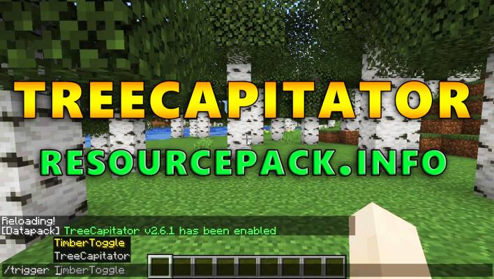 Treecapitator Datapack For Minecraft 1 16 3 1 15 2 1 14 4