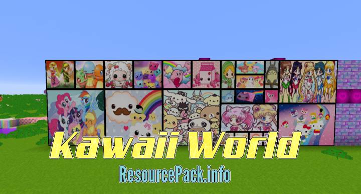 Kawaii World! Paintings Minecraft Texture Pack