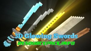 3D Glowing Swords 1.19.2