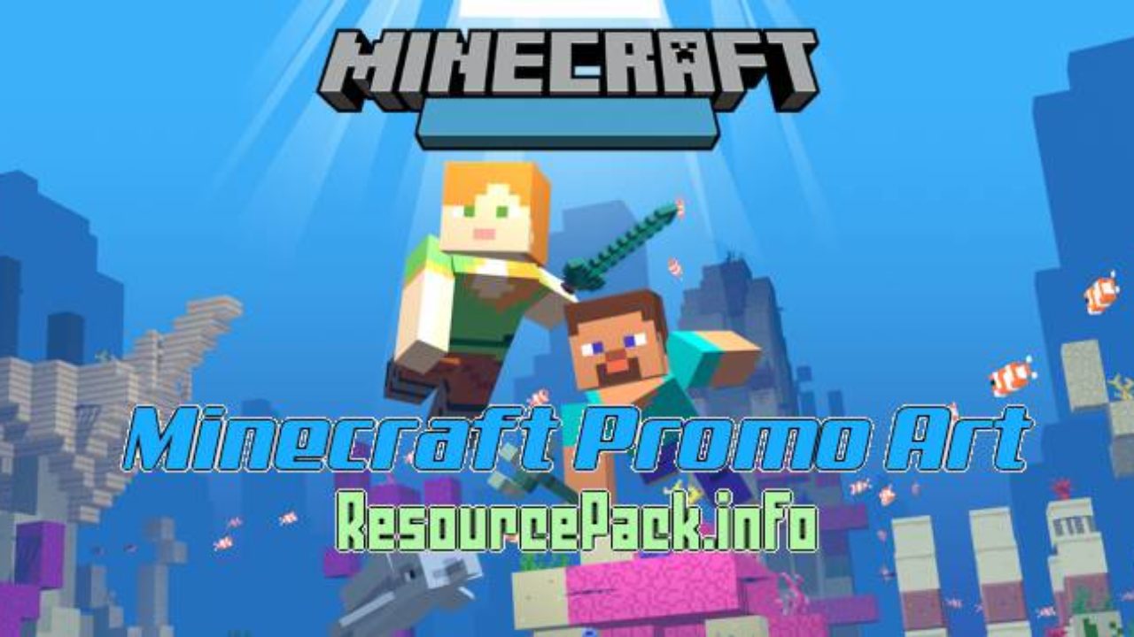 Minecraft Promo Art Resource Pack For 1 17 1 1 16 5 1 15 2 1 14 4 1 13 2
