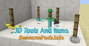 3D Tools And Items 1.20.5