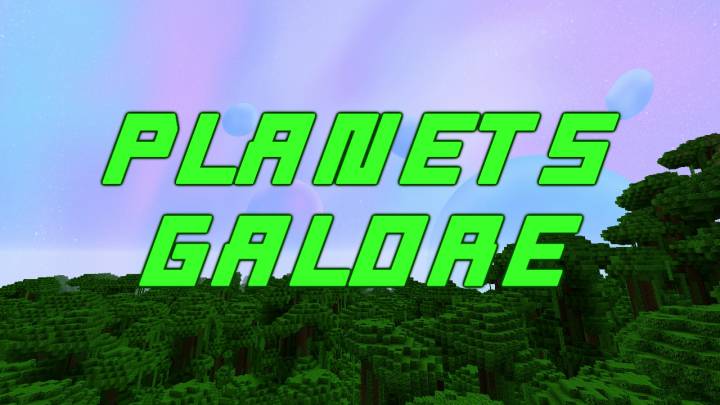 PLANETS GALORE! Custom Sky 1.13.2