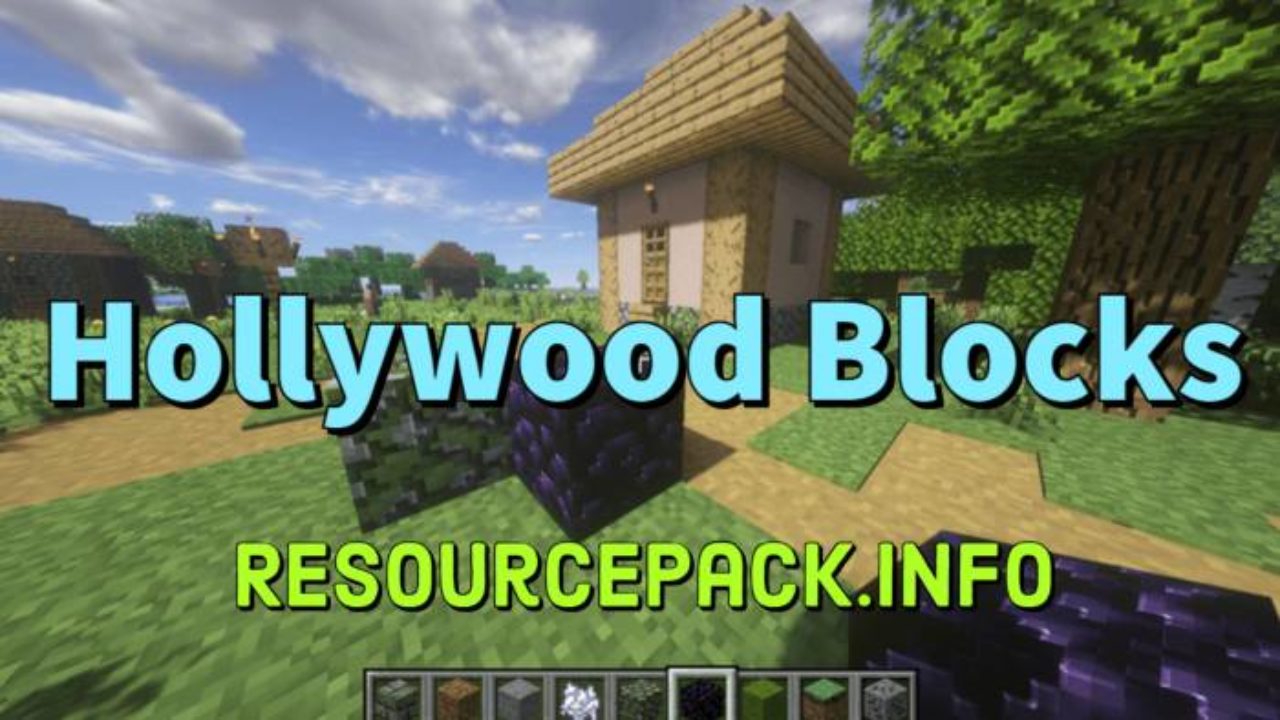 Hollywood Blocks Resource Pack 1.16 / 1.15