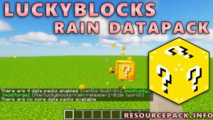 Lucky Blocks Rain Data Pack 1.20.5