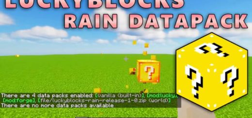 Lucky Blocks Rain Data Pack 1.20.5