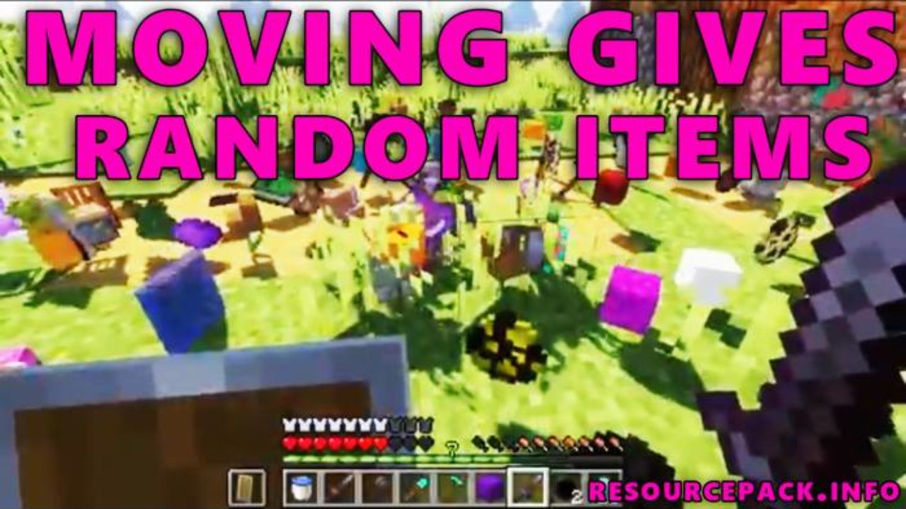 Moving Give Random Items Data Pack For Minecraft 1 17 1 1 16 5