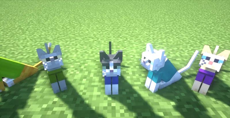 Cuter Cats Resource Pack for 1.20.1 – 1.19.4 – Adorable Cats