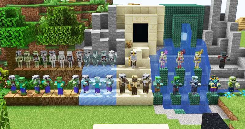 ReCrafted Mobs Texture Pack for Minecraft