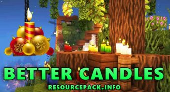 Better Candles Resource Pack 1.21.5 / 1.20.6 (Best Candles)