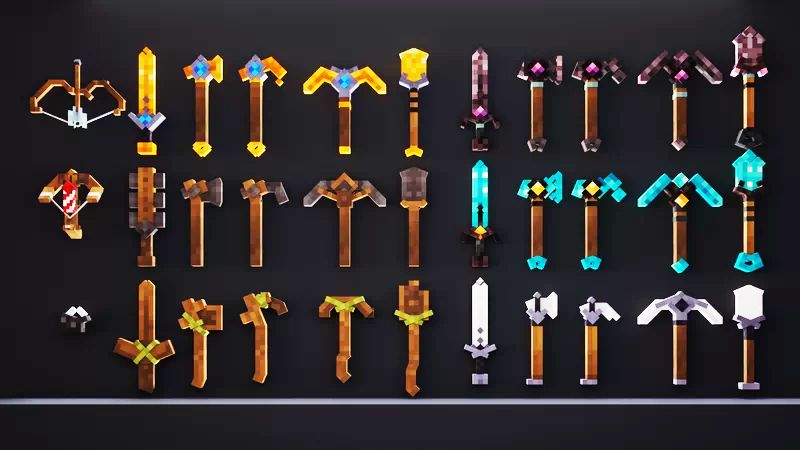 Aesthetic Tools and Weapons 1.18.2