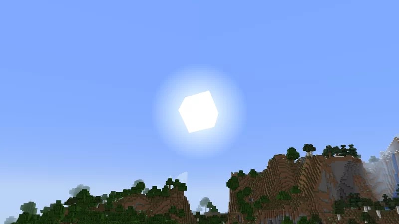 Cubic Sun & Moon Minecraft Texture Pack