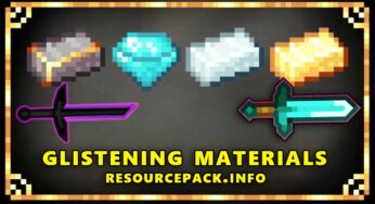 Glistening Materials Resource Pack for 1.21.5 / Polished Materials