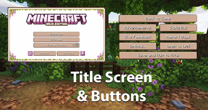 Overgrown Flowery GUI 1.19.4