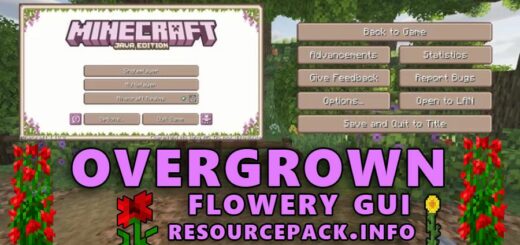 Overgrown Flowery GUI 1.20.2
