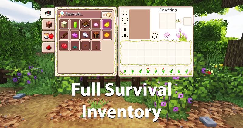 Overgrown Flowery GUI Inventory