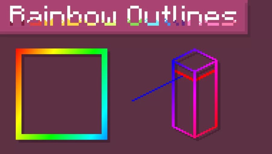 Rainbow Fade Outlines 1.19.4