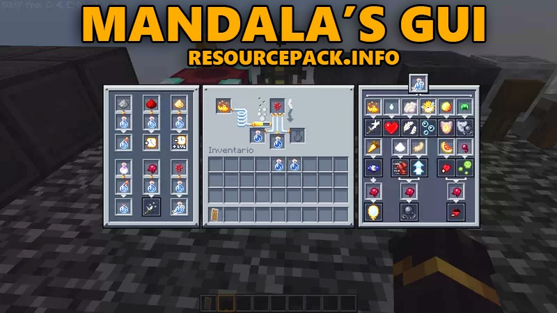 Mandala's GUI - Dark mode 1.20.3